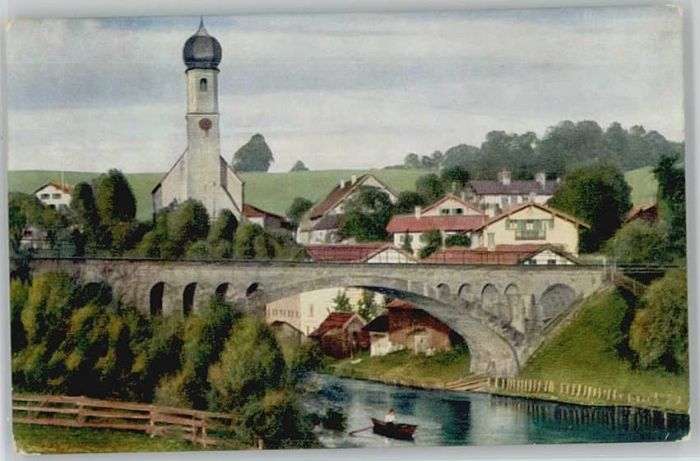 Gmund Tegernsee Künstlerkarte ungelaufen ca. 1920