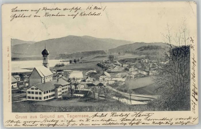 Gmund Tegernsee  x 1904