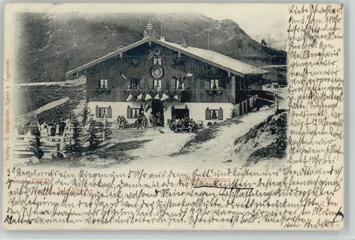Tegernsee Bayern Wallberg Unterkunftshaus x 1900