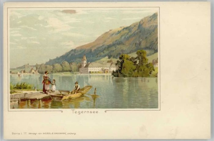 Tegernsee ungelaufen ca. 1900