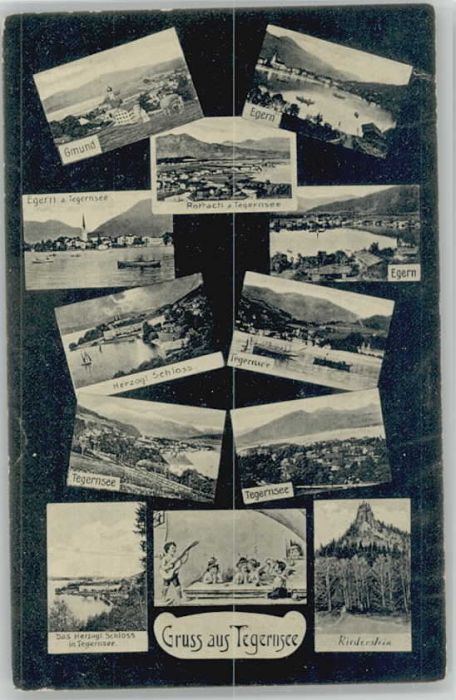 Tegernsee Bayern  x 1915