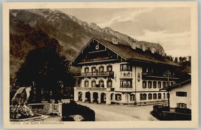 Hohenaschau Chiemgau  ungelaufen ca. 1920