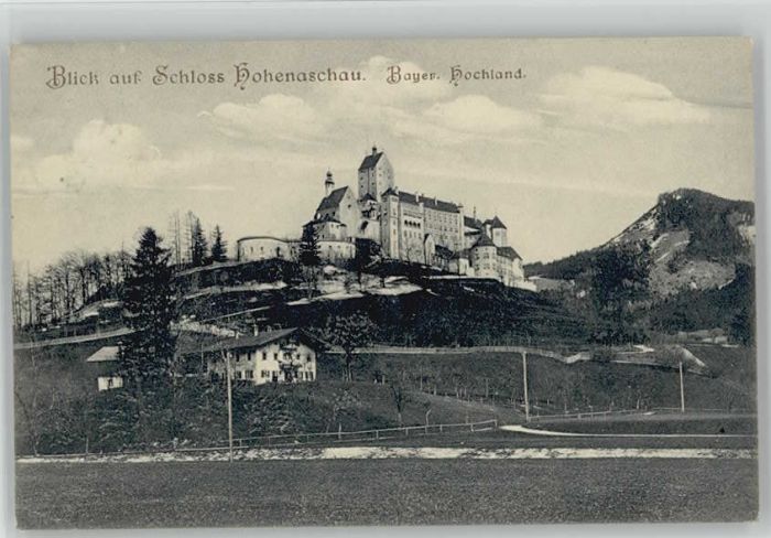 Hohenaschau Chiemgau Schloss x 1915