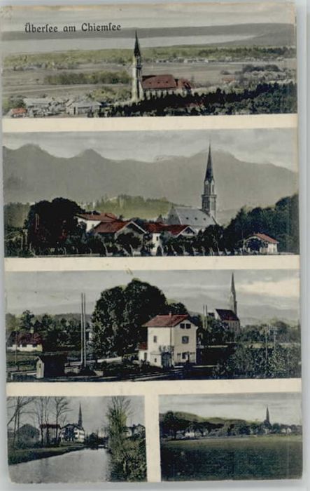 uebersee ungelaufen ca. 1920