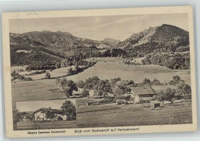 Aschau Chiemgau Gasthaus Meyer Gschwend x 1920
