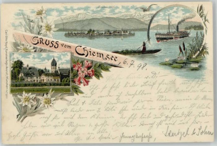 Chiemsee Bayern x 1898