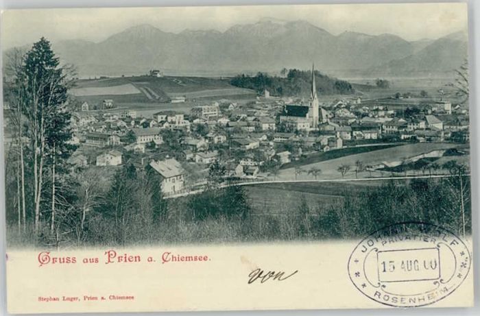Prien Chiemsee ungelaufen ca. 1900