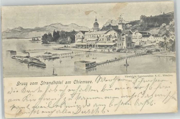 Chiemsee Bayern x 1903