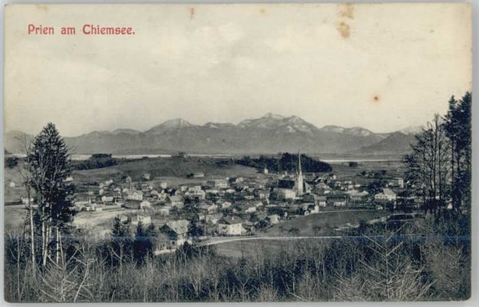 Prien Chiemsee ungelaufen ca. 1910