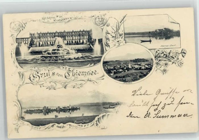 Chiemsee Bayern x 1902