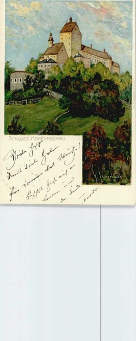 Aschau Chiemgau Schloss KünstlerA. Hengeler x 1909