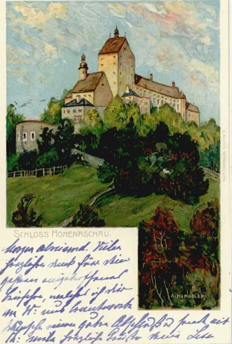 Aschau Chiemgau Schloss KünstlerA. Hengeler x 1901