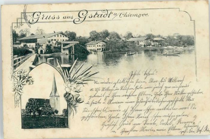 Gstadt Chiemsee  x 1898