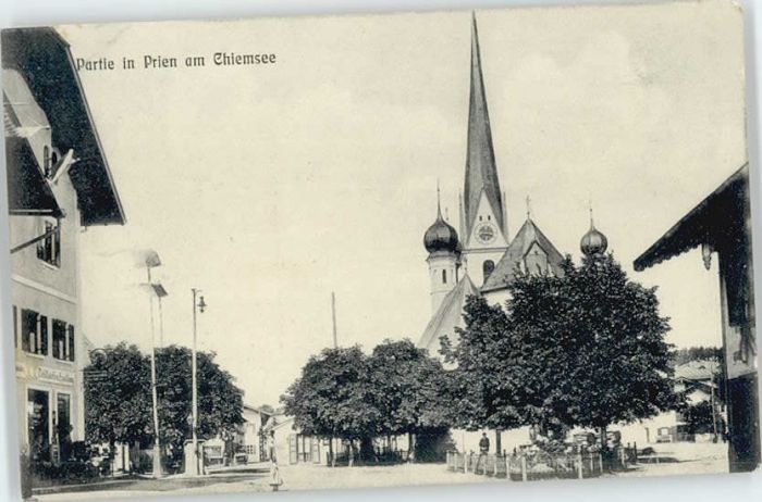 Prien Chiemsee  ungelaufen ca. 1910