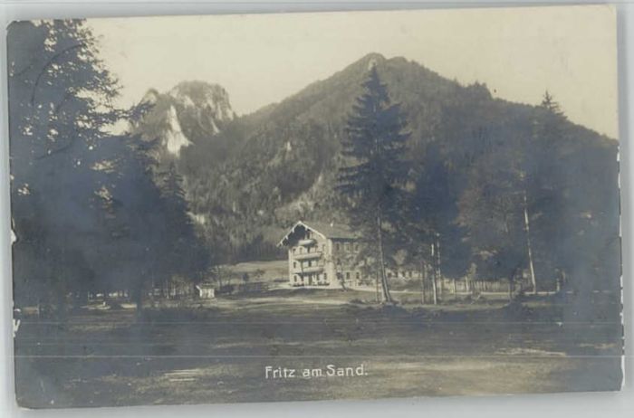 Ruhpolding Bayern Fritz am Sand x 1910