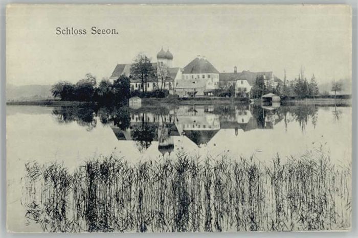 Seeon-Seebruck Seeon Chiemgau Schloss ungelaufen ca. 1