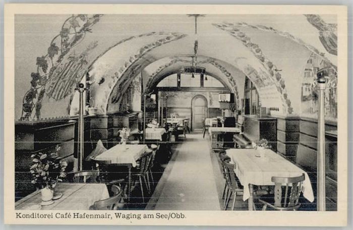 Waging See Cafe Konditorei Hafenmair ungelaufen ca