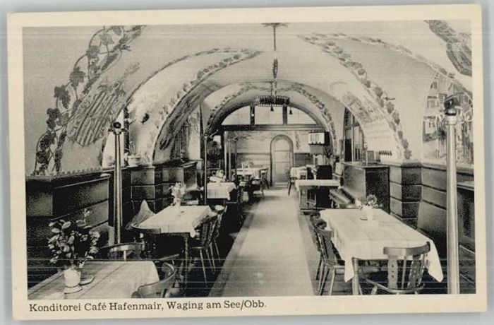 Waging See Cafe Konditorei Hafenmair ungelaufen ca