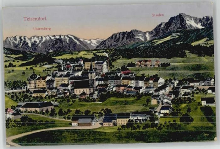 Teisendorf Oberbayern Teisendorf Künstlerkarte x 1920