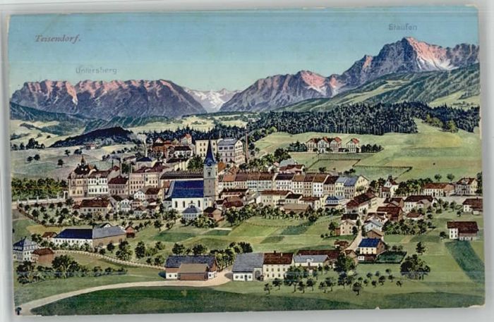 Teisendorf Oberbayern Teisendorf Künstlerkarte x 1913