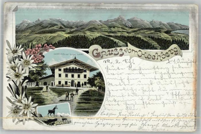 Traunstein Oberbayern Traunstein Hochberg Gasthaus zur hohen