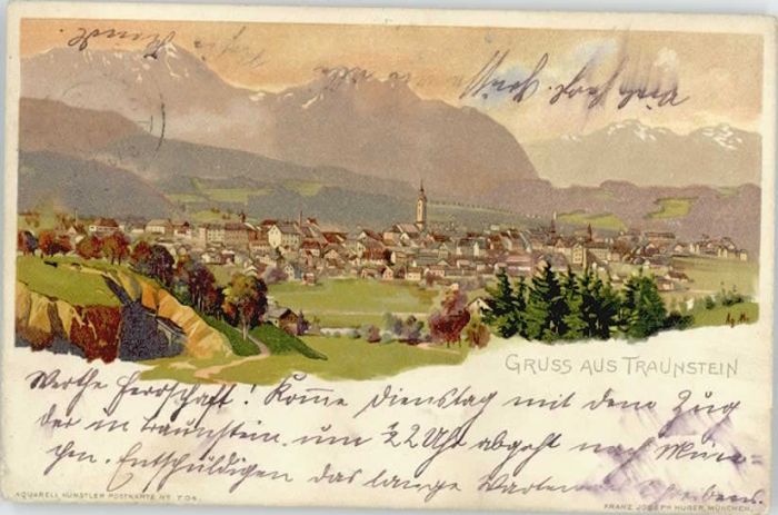 Traunstein Oberbayern Traunstein  x 1909