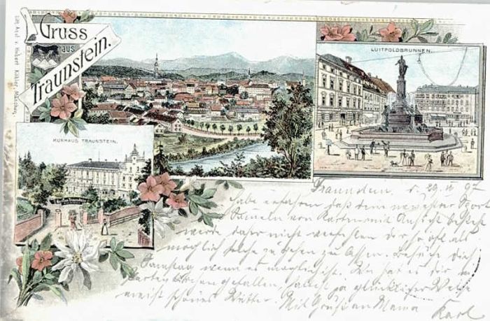 Traunstein Oberbayern Traunstein  x 1897