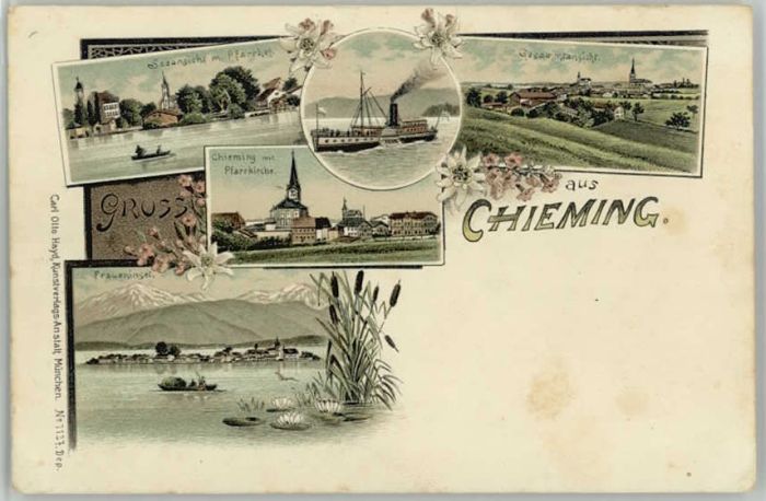 Chieming Chiemsee Chieming  ungelaufen ca. 1900