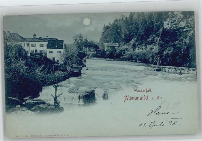Altenmarkt Alz Wasserfall x 1898