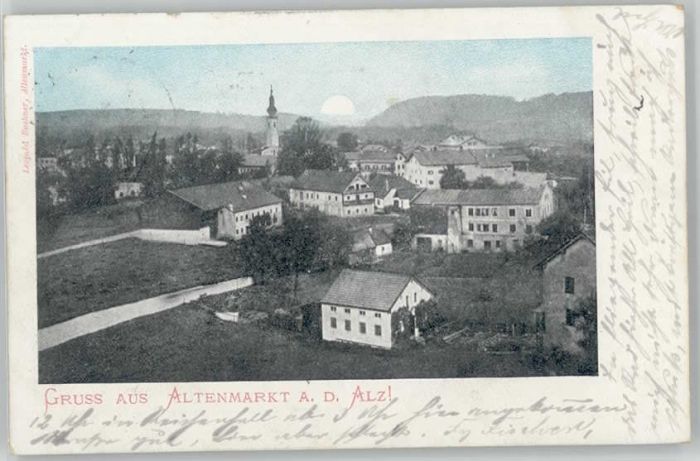 Altenmarkt Alz Wasserfall x 1899