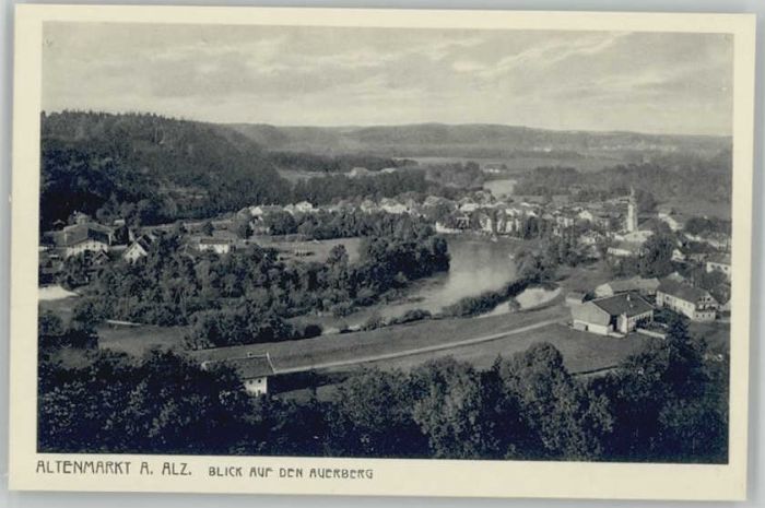 Altenmarkt Alz Auerberg ungelaufen ca. 1920