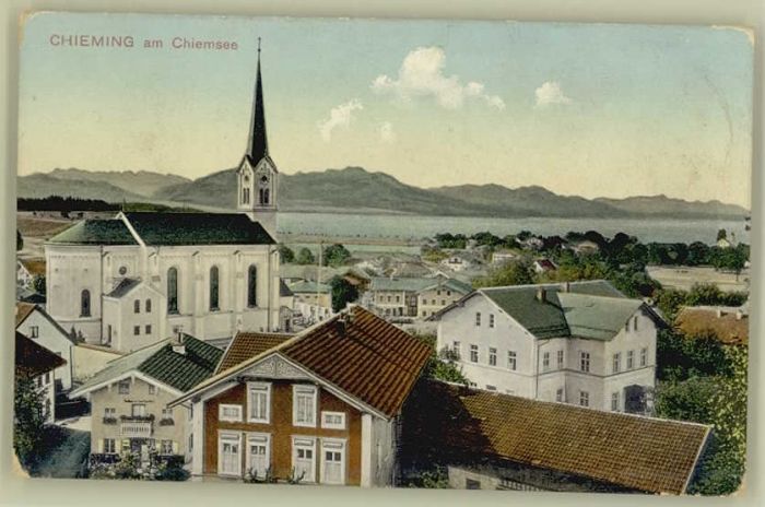 Chieming Chiemsee Chieming ungelaufen ca. 1910