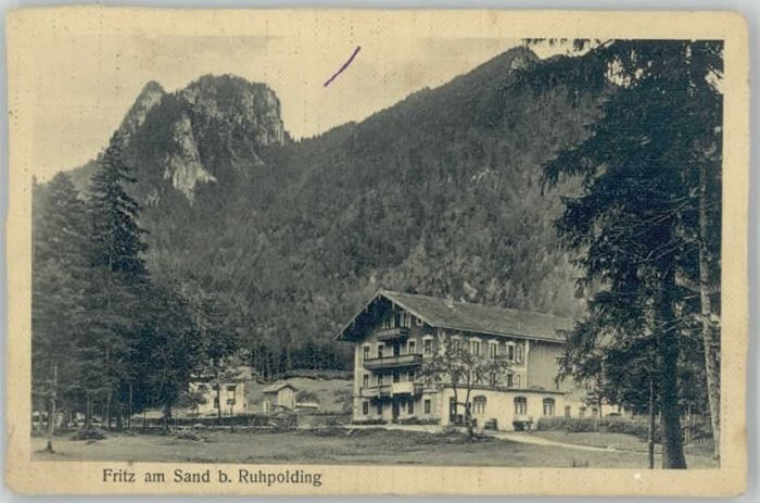 Ruhpolding Fritz a. Sand ungelaufen ca. 1920