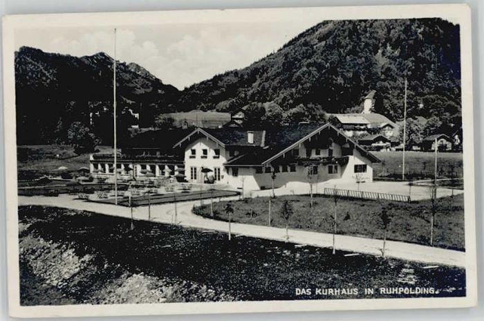 Ruhpolding Bayern Kurhaus ungelaufen ca. 1920