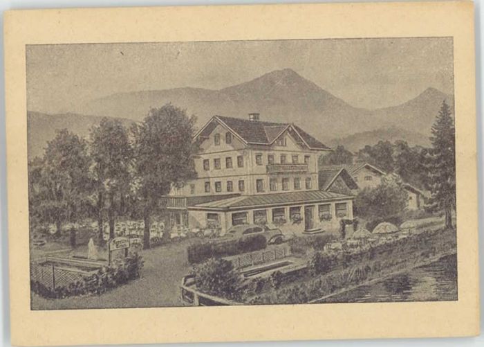 Siegsdorf Gasthof Cafe Forelle ungelaufen ca. 192