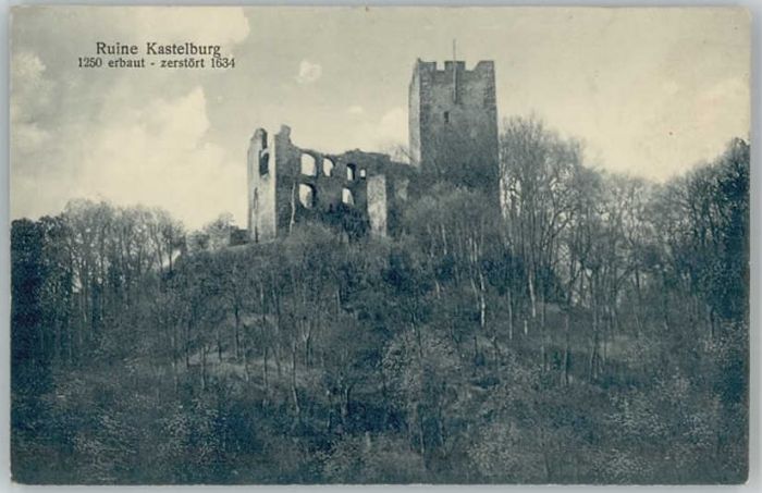 Waldkirch Breisgau Ruine Kastelburg ungelaufen ca. 1910