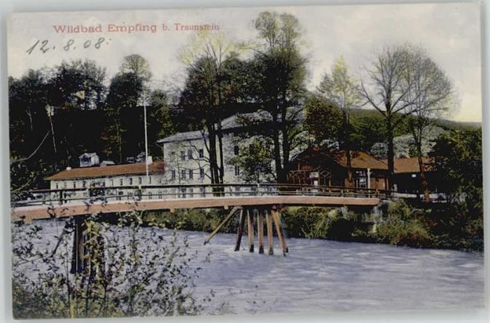 Traunstein Oberbayern Traunstein Wildbad Empfing x 1908