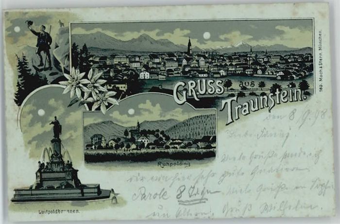Traunstein Oberbayern Traunstein x 1898