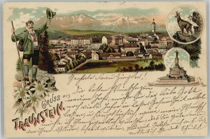 Traunstein Oberbayern Traunstein  x 1898