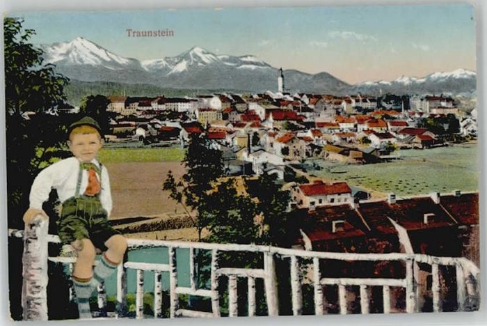 Traunstein Oberbayern Traunstein  ungelaufen ca. 1910