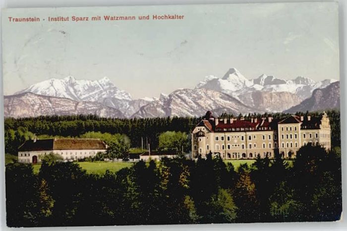 Traunstein Oberbayern Traunstein Institut Sparz x 1912