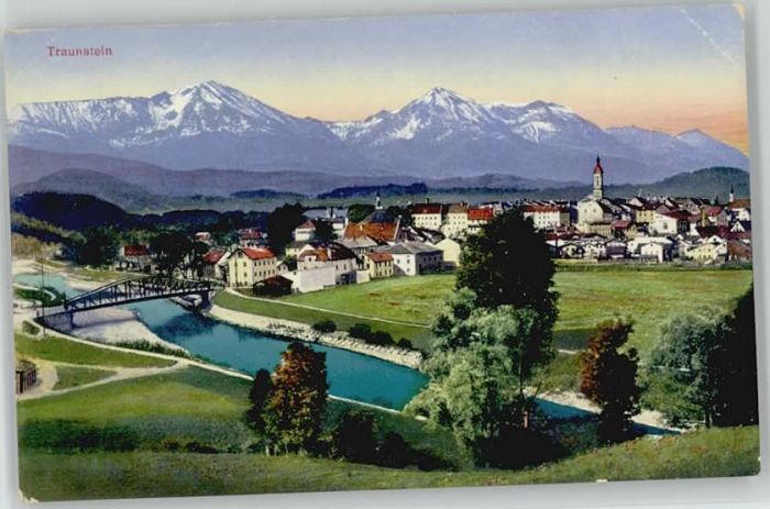 Traunstein Oberbayern Traunstein  ungelaufen ca. 1910