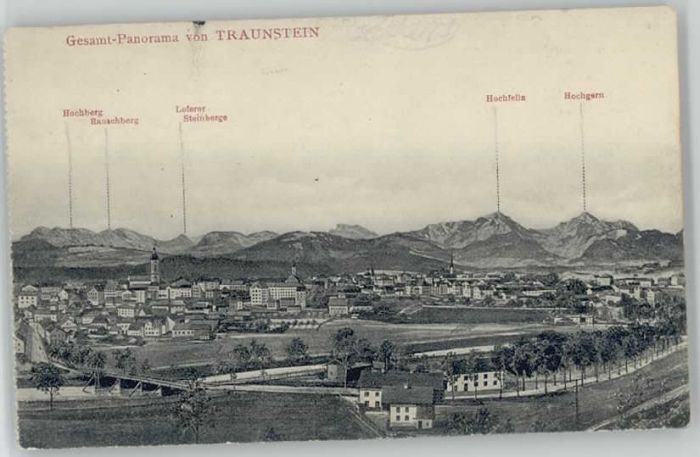 Traunstein Oberbayern Traunstein  ungelaufen ca. 1910