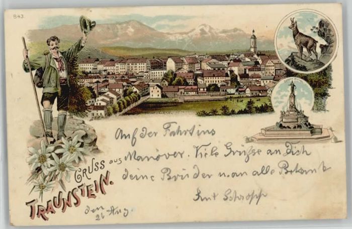 Traunstein Oberbayern Traunstein  x 1898