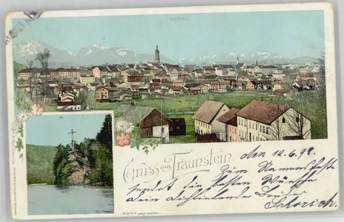 Traunstein Oberbayern Traunstein  x 1898
