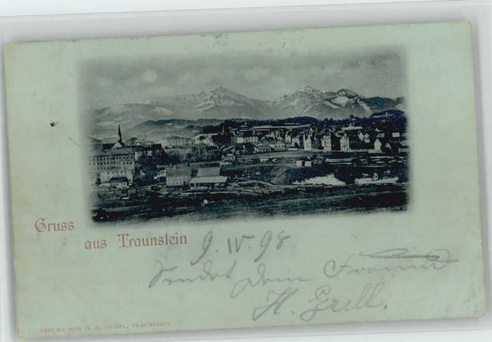 Traunstein Oberbayern Traunstein  x 1898