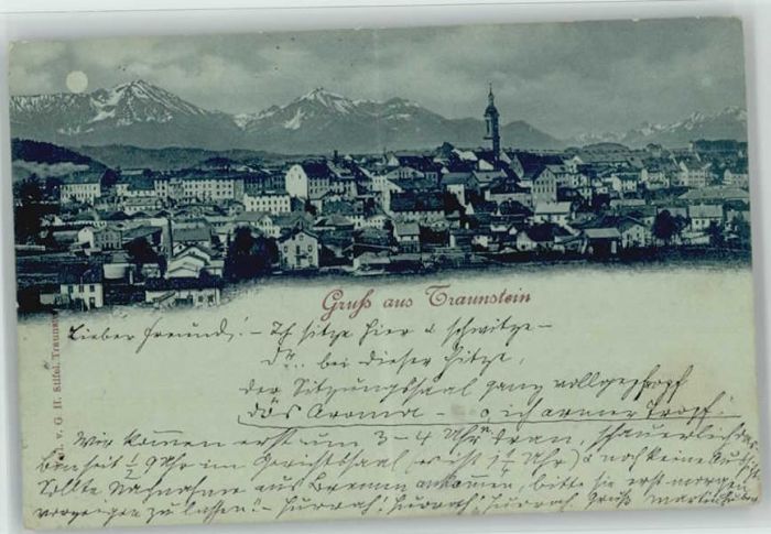 Traunstein Oberbayern Traunstein  x 1898