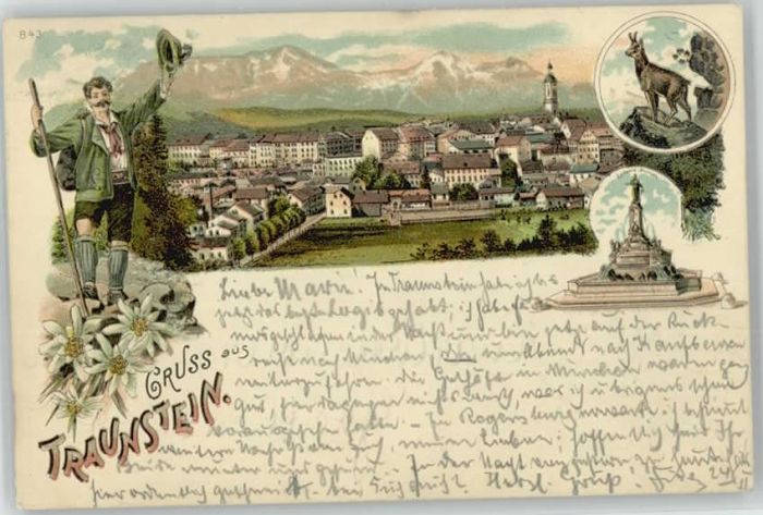 Traunstein Oberbayern Traunstein  x 1899