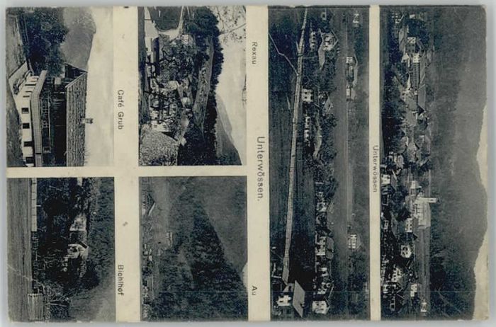 Unterwoessen afe Grub Bichlhof Au Rexau x 1914