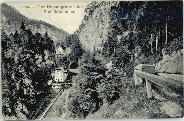 Bad Reichenhall Nesselgraben ungelaufen ca. 1910